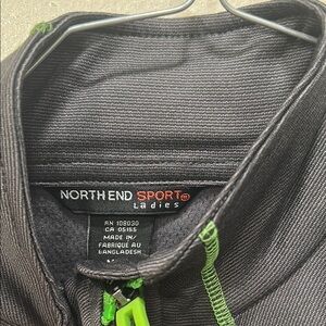 Black Zip Up Sweater with Textured Design by